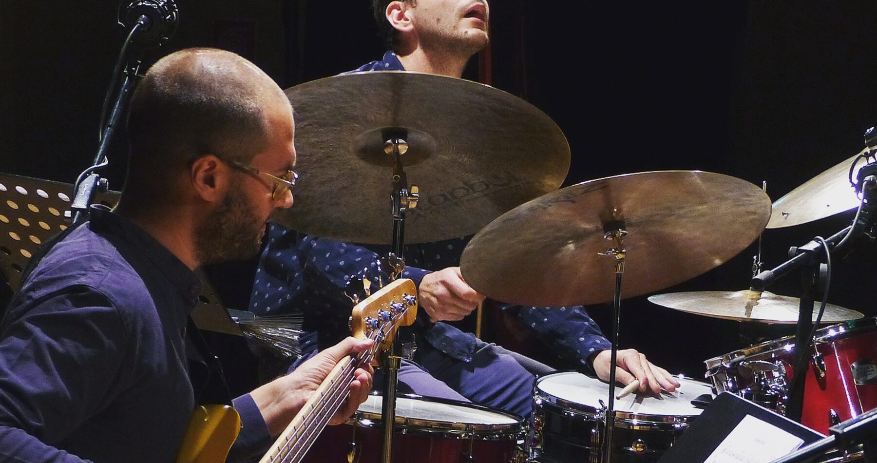 Giuseppe Vitale playing live with his trio